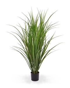 Kunstrietgras deluxe 100cm - groen