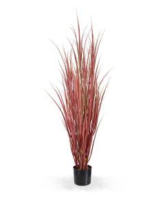 Kunst Rietgras plant deluxe 130cm - Burgundy
