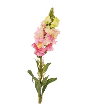 Leeuwenbek kunstbloem 50 cm roze