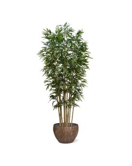 Bamboe deluxe kunstboom op plaat 400cm