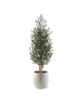 Kunst Buxus Haagplant 165cm Groen/rood