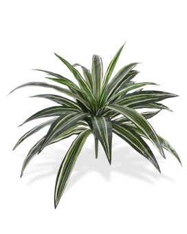 Draceana kunstplant 40cm - groen/bont