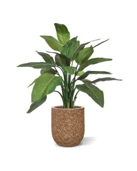 Strelitzia kunstplant 95cm - groen