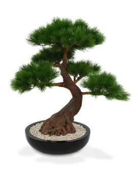 Pinus Bonsai x5 deluxe kunstplant op voet 80cm