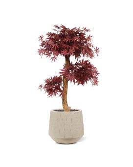 Acer Bonsai kunstboom 95cm - burgundy