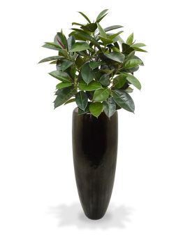 Elastica Robusta kunstplant 90cm - groen