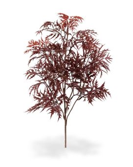 Ming Aralia kunststof tak 50cm - burgundy UV