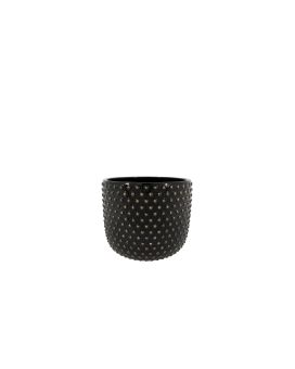 Pot Bolino shiny black D21 H17