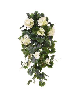 Kunst Hanggeranium 65cm UV Creme