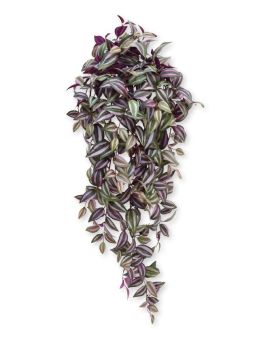 Tradescantia kunst hangplant 100cm - paars