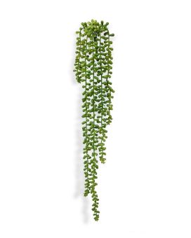 Senecio Pearl kunst hangplant 55cm