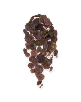 Peperomia Caperata kunsthanger 60cm - burgundy