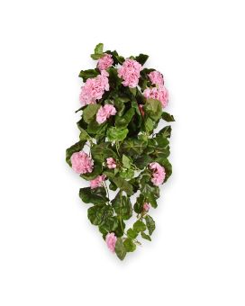 Geranium Kunsthangplant deluxe 70cm rose