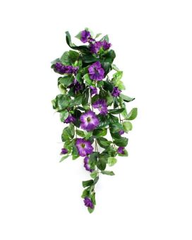 Petunia deluxe kunst hangplant 80cm - paars