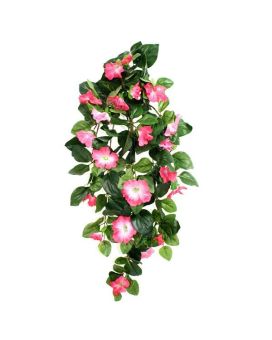 Petunia deluxe  kunst hangplant 80cm - roze