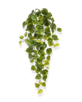 Philodendron kunst hangplant 65cm - groen