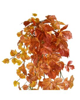 Herfst Maple kunst hangplant 90cm - oranje