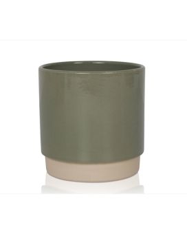 Bloempot Eno 13x 13 cm - groen