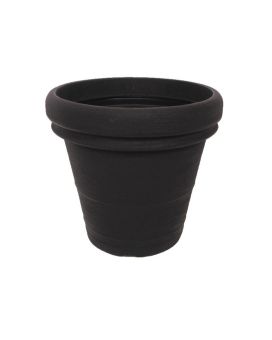 Bloempot antraciet Vaso Doppio 30x25 cm