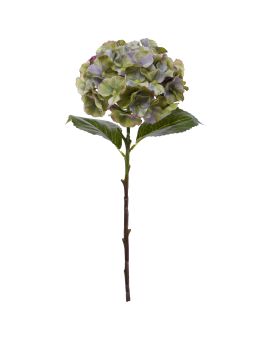 Hortensia kunstbloem 50cm groen