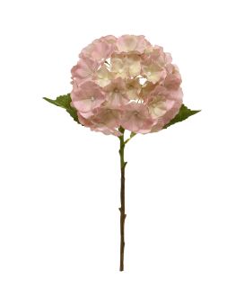 Hortensia kunstbloem 50cm rose