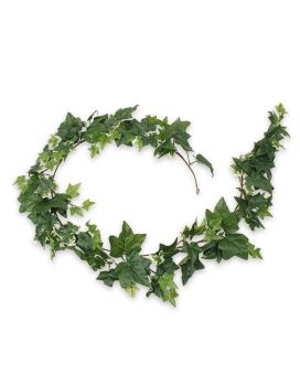 Hedera guirlande kunst hangplant 180cm - groen/bont