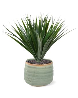 Bamboe kunstgras plant 25cm - groen