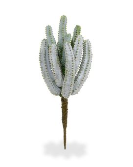 Euphorbia kunst Cactus 25cm - grijs