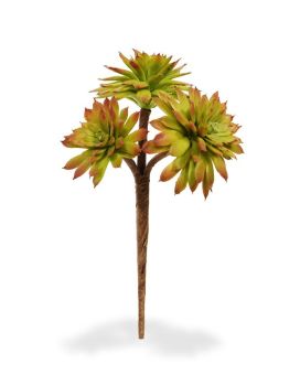 Mini Red Echeveria kunsttak 17cm