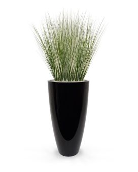 Rietgras kunstplant deluxe 85cm - groen/crème