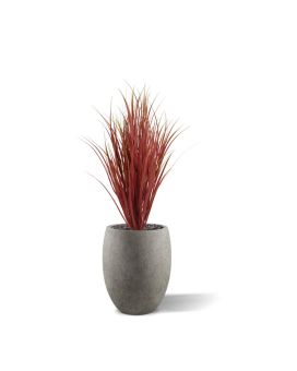 Kunst Rietgras Deluxe UV 95cm Burgundy