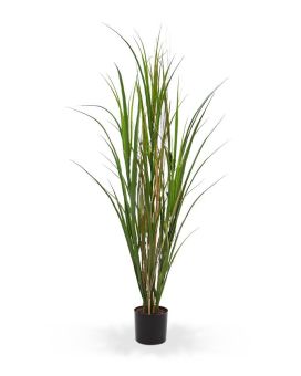 Kunstrietgras deluxe 120cm - groen