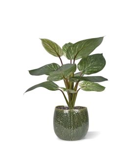 Philodendron Birkin kunstplant 30cm in pot