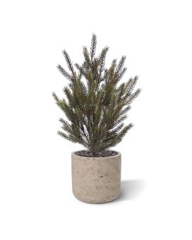 Picea Kunst Kerstboompje 40cm in kweekpot