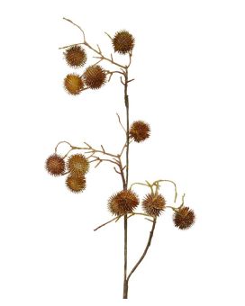 Distel kunsttak 85 cm bruin