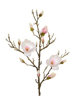 Magnolia kunsttak 100 cm roze