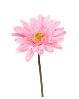 Gerbera kunst steelbloem 60 cm roze