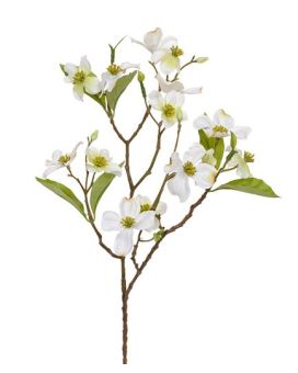 Dogwood kunsttak 50 cm creme