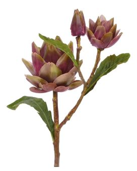 Kunst Artisjok deluxe 70 cm burgundy