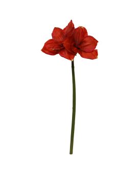 Amaryllis Kunstbloem 67cm Rood