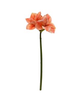 Amaryllis Kunstbloem 67cm Zalm