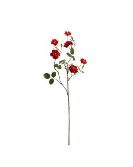 Wilde Rozen Kunsttak 71cm Rood