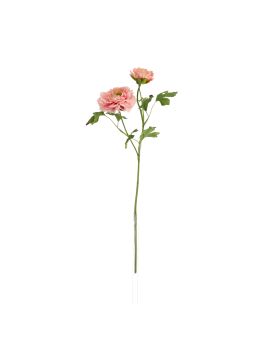 Ranonkel Kunsttak 46cm Roze