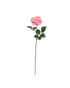 Engelse Tuinroos Kunsttak 56cm Roze