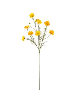 Cosmea Kunsttak 78cm Geel