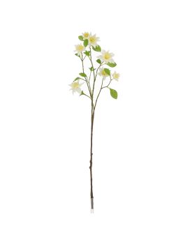Clematis Kunsttak 92cm Creme