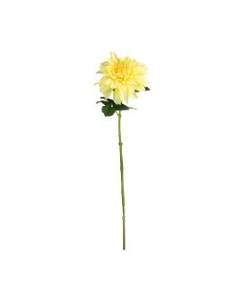 Dahlia Kunstbloem 57cm Geel