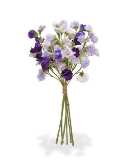 Kunstzijden Lathyrus boeket 40 cm