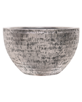 Baq Opus Hammered Bowl Zilver 55x33cm