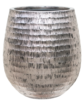 Baq Opus Hammered Darcy Zilver 38x42cm (met inzetbak)
